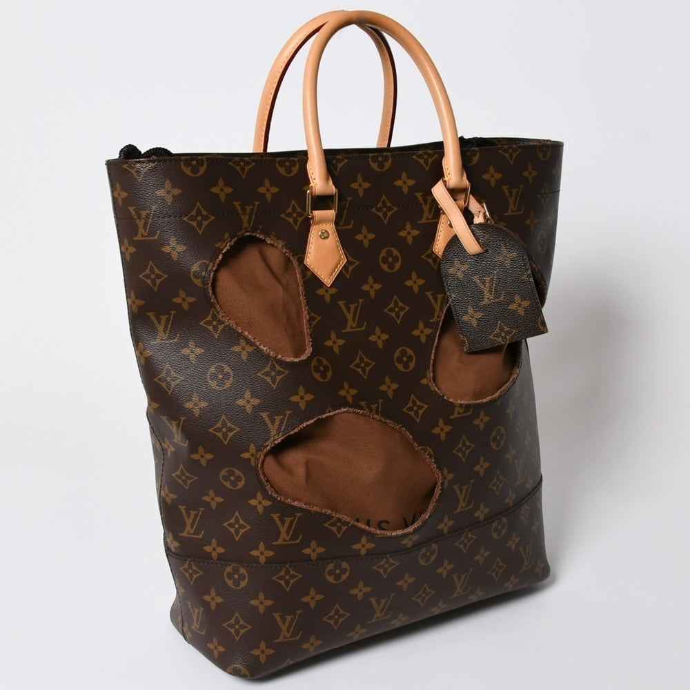 極美品 LOUIS VUITTON ルイヴィトン ウィズホールズ トートバッグ M40279 コムデギャルソン 川久保玲 2014 ゴールド金具 中古 4a005935