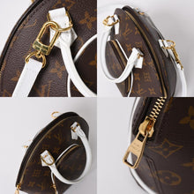 Load the image into the gallery viewer. 極美品 LOUIS VUITTON ルイヴィトン エリプスBB 2WAYバッグ M20752 モノグラム LVマッチコレクション テニス ブラウン 中古 4a006018