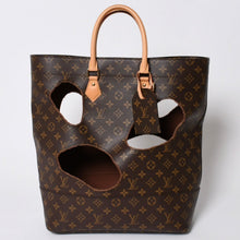 画像をギャラリービューアに読み込む, 極美品 LOUIS VUITTON ルイヴィトン ウィズホールズ トートバッグ M40279 コムデギャルソン 川久保玲 2014 ゴールド金具 中古 4a005935