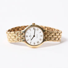 画像をギャラリービューアに読み込む, 極美品 Baume &amp; Mercier ボーム＆メルシエ × Tiffany &amp; Co. ティファニー クラシック 腕時計 6656 重量約41.79g QZ 14K 白文字盤 中古 4a004061