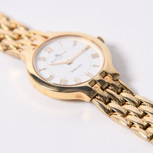 画像をギャラリービューアに読み込む, 極美品 Baume &amp; Mercier ボーム＆メルシエ × Tiffany &amp; Co. ティファニー クラシック 腕時計 6656 重量約41.79g QZ 14K 白文字盤 中古 4a004061