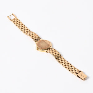 極美品 Baume & Mercier ボーム＆メルシエ × Tiffany & Co. ティファニー クラシック 腕時計 6656 重量約41.79g QZ 14K 白文字盤 中古 4a004061