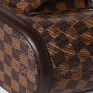 極美品 LOUIS VUITTON ルイヴィトン ハンドバッグ N51121 マノスクPM ダミエ ブラウン ゴールド金具 中古 4a005937