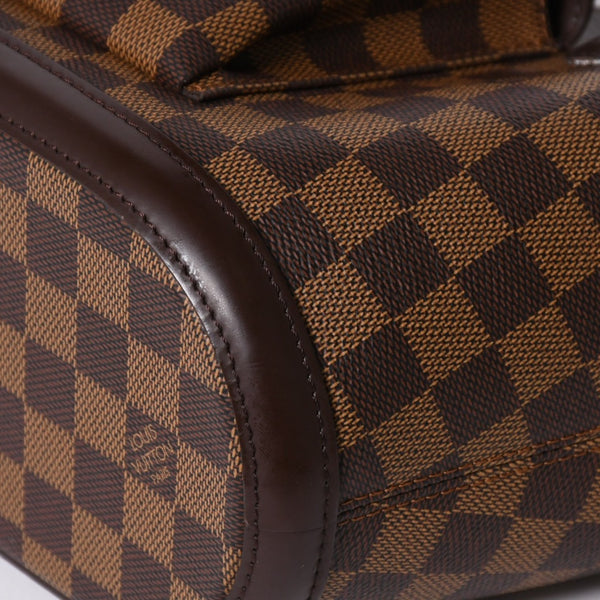 極美品 LOUIS VUITTON ルイヴィトン ハンドバッグ N51121 マノスクPM ダミエ ブラウン ゴールド金具 中古 4a005937