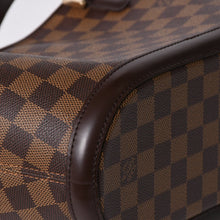 画像をギャラリービューアに読み込む, 極美品 LOUIS VUITTON ルイヴィトン ハンドバッグ N51121 マノスクPM ダミエ ブラウン ゴールド金具 中古 4a005937