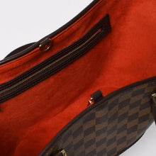 画像をギャラリービューアに読み込む, 極美品 LOUIS VUITTON ルイヴィトン ハンドバッグ N51121 マノスクPM ダミエ ブラウン ゴールド金具 中古 4a005937