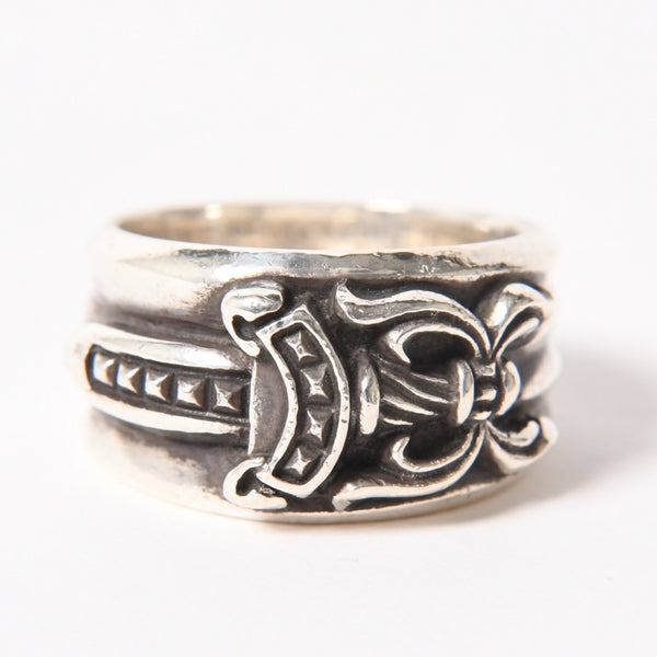 CHROME HEARTS クロムハーツ DAGGER RING ダガー リング 指輪 重量約13.79g サイズ18号 スターリングシルバー 美品 中古 4a005924