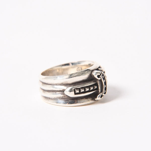 CHROME HEARTS クロムハーツ DAGGER RING ダガー リング 指輪 重量約13.79g サイズ18号 スターリングシルバー 美品 中古 4a005924