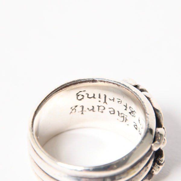 CHROME HEARTS クロムハーツ DAGGER RING ダガー リング 指輪 重量約13.79g サイズ18号 スターリングシルバー 美品 中古 4a005924