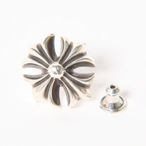 CHROME HEARTS クロムハーツ #4 CH PLUS STUDS #4 ラージ CHプラス スタッド ピアス 重量約5.32g シルバー925 片耳用 美品 中古 4a005923