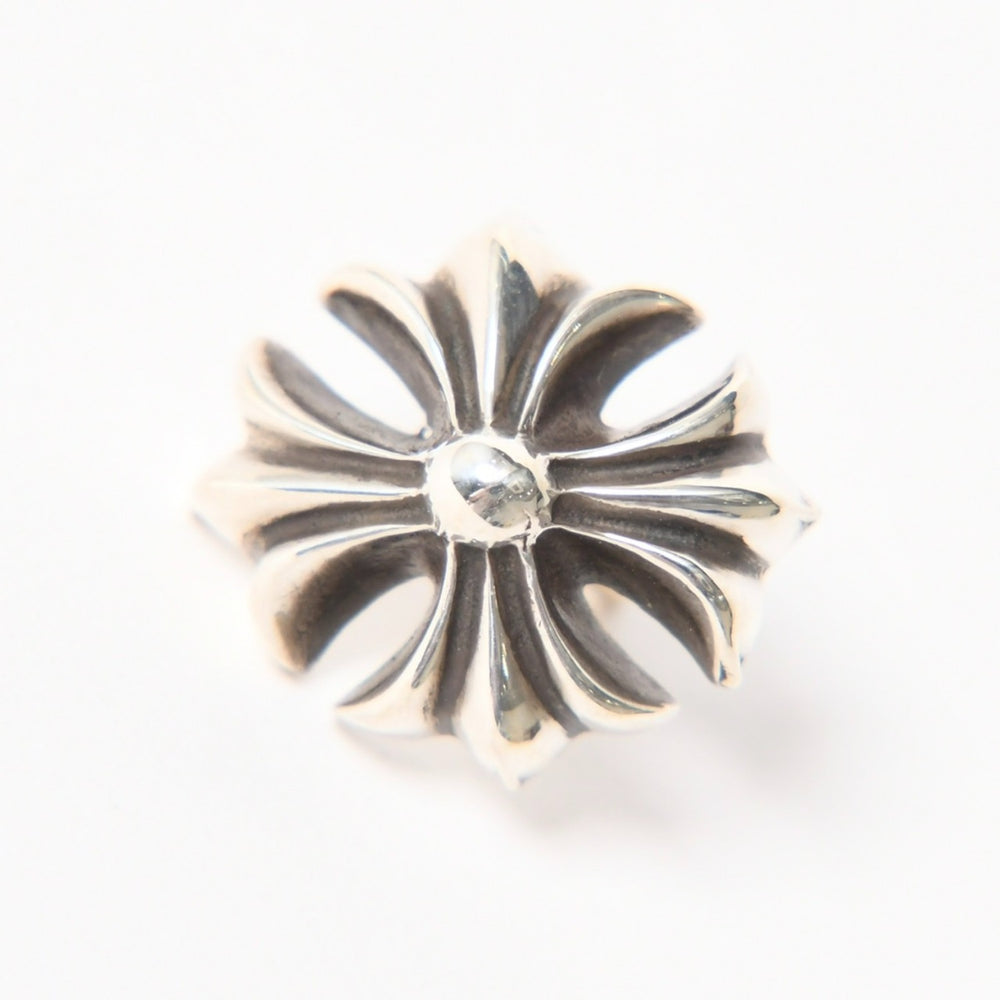 CHROME HEARTS クロムハーツ #4 CH PLUS STUDS #4 ラージ CHプラス スタッド ピアス 重量約5.32g シルバー925 片耳用 美品 中古 4a005923