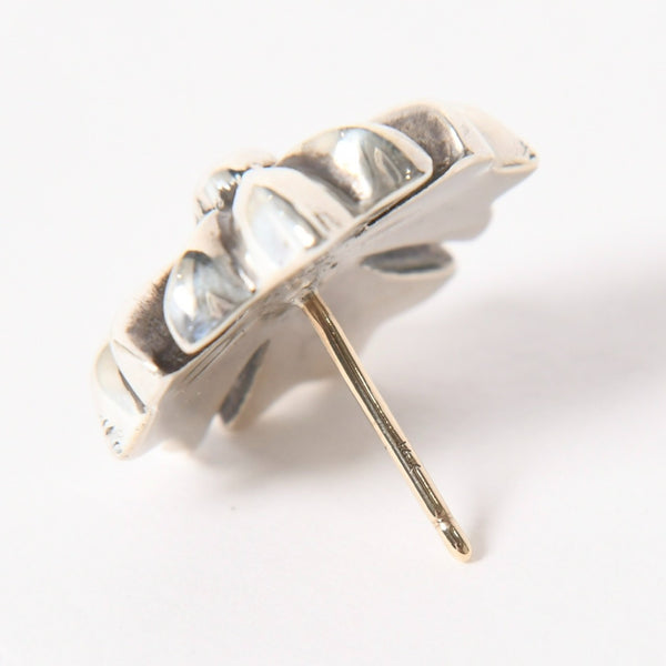 CHROME HEARTS クロムハーツ #4 CH PLUS STUDS #4 ラージ CHプラス スタッド ピアス 重量約5.32g シルバー925 片耳用 美品 中古 4a005923