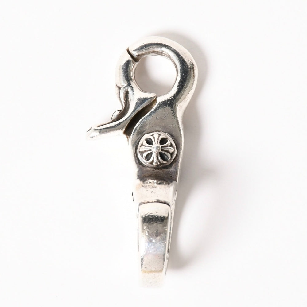 CHROME HEARTS クロムハーツ QUICK CLIP CROSS BALL クイッククリップ クロスボール キーリング 重量51.76g シルバー925 美品 中古 4a005930