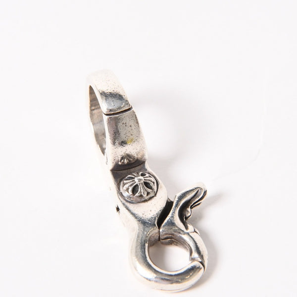 CHROME HEARTS クロムハーツ QUICK CLIP CROSS BALL クイッククリップ クロスボール キーリング 重量51.76g シルバー925 美品 中古 4a005930
