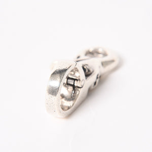 CHROME HEARTS クロムハーツ QUICK CLIP CROSS BALL クイッククリップ クロスボール キーリング 重量51.76g シルバー925 美品 中古 4a005930