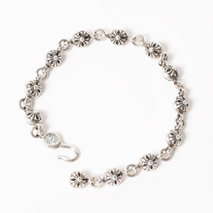 CHROME HEARTS クロムハーツ #1 Cross Ball Bracelet #1クロスボール ブレスレット 重量約51.15g 全長約27cm シルバー925 美品 中古 4a005925