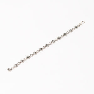 CHROME HEARTS クロムハーツ #1 Cross Ball Bracelet #1クロスボール ブレスレット 重量約51.15g 全長約27cm シルバー925 美品 中古 4a005925