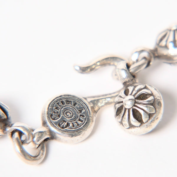 CHROME HEARTS クロムハーツ #1 Cross Ball Bracelet #1クロスボール ブレスレット 重量約51.15g 全長約27cm シルバー925 美品 中古 4a005925