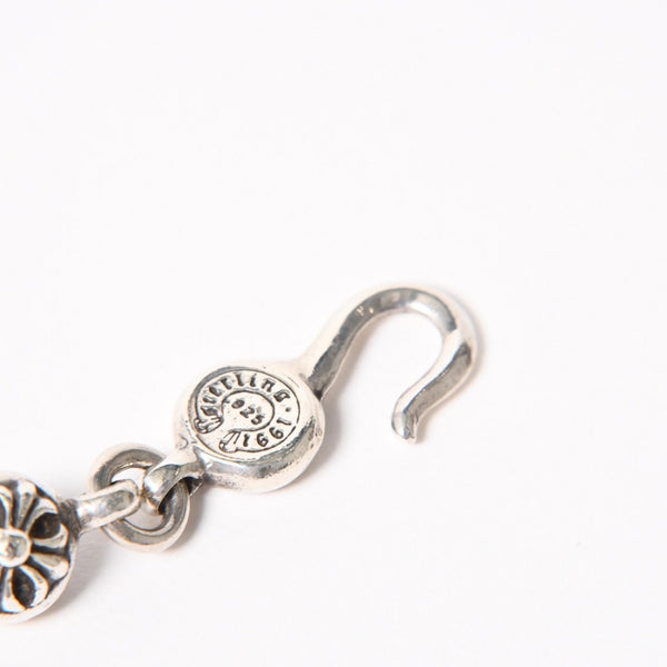 CHROME HEARTS クロムハーツ #1 Cross Ball Bracelet #1クロスボール ブレスレット 重量約51.15g 全長約27cm シルバー925 美品 中古 4a005925