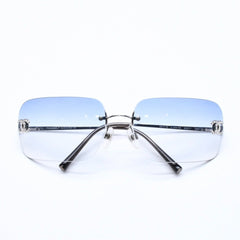 CHANEL シャネル リムレスサングラス ラインストーン ココマーク 4017-D サイズ62◻︎17 120 美品 中古 4a005945
