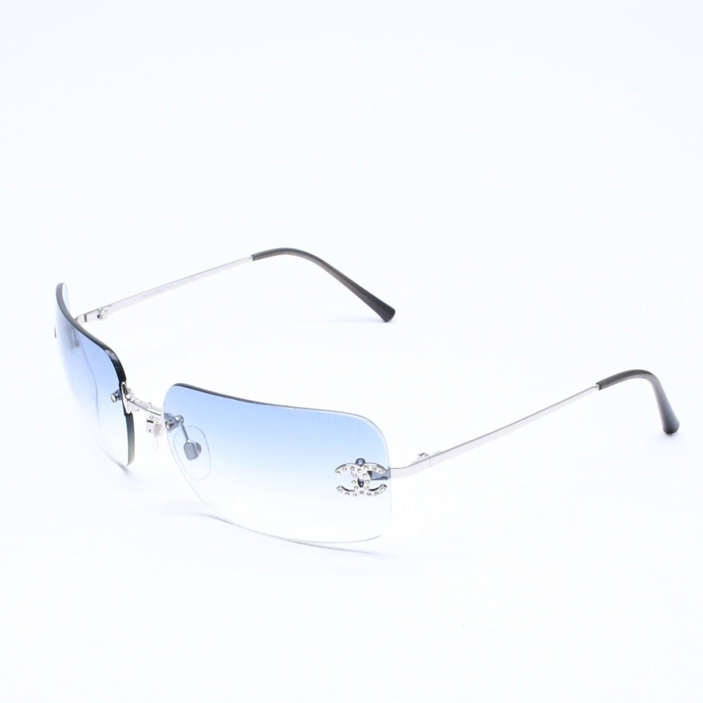 CHANEL シャネル リムレスサングラス ラインストーン ココマーク 4017-D サイズ62◻︎17 120 美品 中古 4a005945