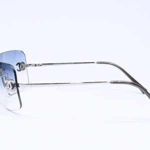 CHANEL シャネル リムレスサングラス ラインストーン ココマーク 4017-D サイズ62◻︎17 120 美品 中古 4a005945