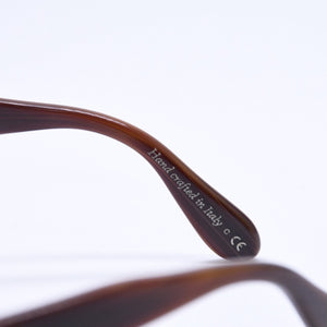 OLIVER PEOPLES オリバーピープルズ × ベルルティ プア ベルルティ シェルドレイク レザー OV5036SQ ブラック ダークブラウン 49□22 145 美品 中古 4a005953