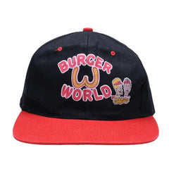 Beavis and Butt-Head ビーバス アンド バットヘッド ヴィンテージ BURGER WORLD バーガーワールド スナップバックキャップ 美品 中古 4a005881