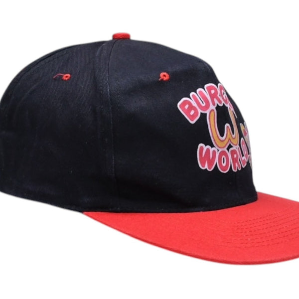 Beavis and Butt-Head ビーバス アンド バットヘッド ヴィンテージ BURGER WORLD バーガーワールド スナップバックキャップ 美品 中古 4a005881