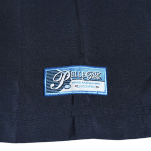 極美品 PELLE PELLE ペレペレ ストリートトラフィック総柄シャツ ネイビー オーバーサイズ Lサイズ 90年代-00年代 アメ車 中古 4a005949
