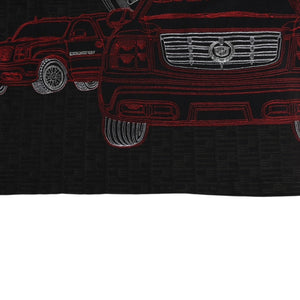 pellepelle ペレペレ 半袖Tシャツ car 刺繍 00s サイズ3XL レッド ブラック コットン 古着 美品 中古 4a005950