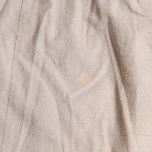 HELMUT LANG Wool Felt Leather Asymmetric Coat Brown Beige Good Condition Used 4a005943