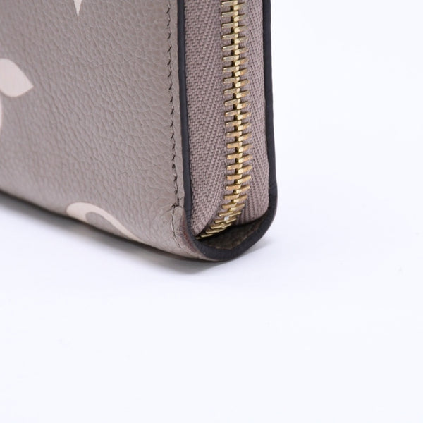 LOUIS VUITTON ルイヴィトン モノグラム アンプラント ジッピーウォレット ベージュ アイボリー ゴールド金具 長財布 財布 M69794 中古 4a005940