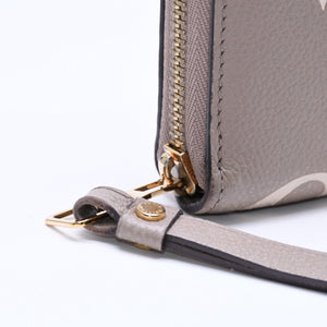 LOUIS VUITTON ルイヴィトン モノグラム アンプラント ジッピーウォレット ベージュ アイボリー ゴールド金具 長財布 財布 M69794 中古 4a005940