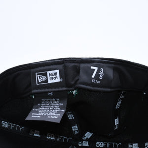 新品未使用 MANNAHATTA NYC マナハッタ NYC FUEGO LOGO NEWERA 59FIFTY サイズ7 3/8(58.7cm) ブラック グリーン ニューヨークヤンキース 中古 4a005964