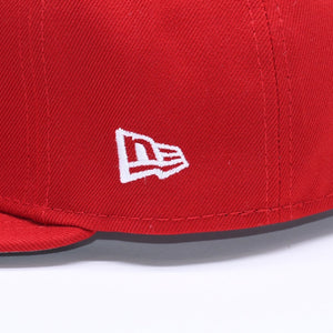新品未使用 MANNAHATTA NYC マナハッタ NYC FUEGO LOGO NEWERA 59FIFTY サイズ7 3/8(58.7cm) レッド ニューヨークヤンキース 中古 4a005966