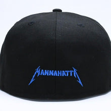 画像をギャラリービューアに読み込む, 新品未使用 MANNAHATTA NYC マナハッタ NYC FUEGO LOGO NEWERA 59FIFTY サイズ7 3/8(58.7cm) ブラック ブルー ニューヨークヤンキース 中古 4a005965