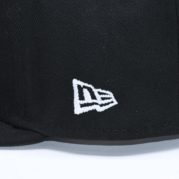 新品未使用 MANNAHATTA NYC マナハッタ NYC FUEGO LOGO NEWERA 59FIFTY サイズ7 3/8(58.7cm) ブラック ブルー ニューヨークヤンキース 中古 4a005965
