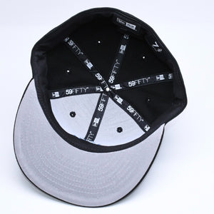 新品未使用 MANNAHATTA NYC マナハッタ NYC FUEGO LOGO NEWERA 59FIFTY サイズ7 3/8(58.7cm) ブラック ブルー ニューヨークヤンキース 中古 4a005965