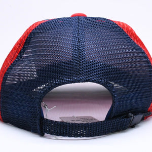新品未使用 SAINT Mxxxxxxx セントマイケル MESH CAP LIFE STYLE ネイビー レッド SM-MK1-0000-077 キャップ 中古 4a005968