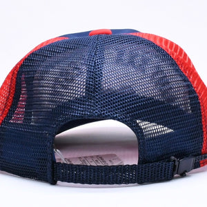 新品未使用 SAINT Mxxxxxxx セントマイケル MESH CAP LIFE STYLE ネイビー レッド SM-MK1-0000-077 キャップ 中古 4a005967