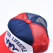 画像をギャラリービューアに読み込む, 新品未使用 SAINT Mxxxxxxx セントマイケル MESH CAP LIFE STYLE ネイビー レッド SM-MK1-0000-077 キャップ 中古 4a005967