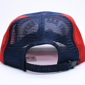 新品未使用 SAINT Mxxxxxxx セントマイケル MESH CAP LIFE STYLE ネイビー レッド SM-MK1-0000-077 キャップ 中古 4a005969