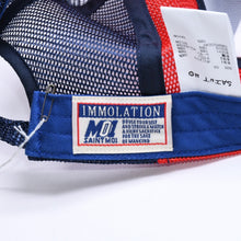 画像をギャラリービューアに読み込む, 新品未使用 SAINT Mxxxxxxx セントマイケル MESH CAP LIFE STYLE ネイビー レッド SM-MK1-0000-077 キャップ 中古 4a005969