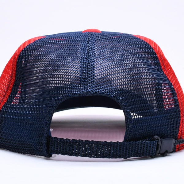 新品未使用 SAINT Mxxxxxxx セントマイケル MESH CAP LIFE STYLE ネイビー レッド SM-MK1-0000-077 キャップ 中古 4a005970