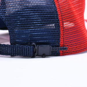 新品未使用 SAINT Mxxxxxxx セントマイケル MESH CAP LIFE STYLE ネイビー レッド SM-MK1-0000-077 キャップ 中古 4a005970