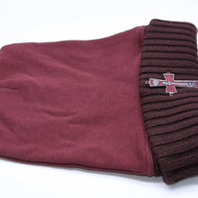 Load the image into the gallery viewer. 新品未使用 JEAN PAUL GAULTIER HOMME ジャンポール ゴルチエ オム クロスビジュービーニー 560-5-03-560-0 ブラウン ボルドー 48サイズ シルバー金具 中古 4a005961