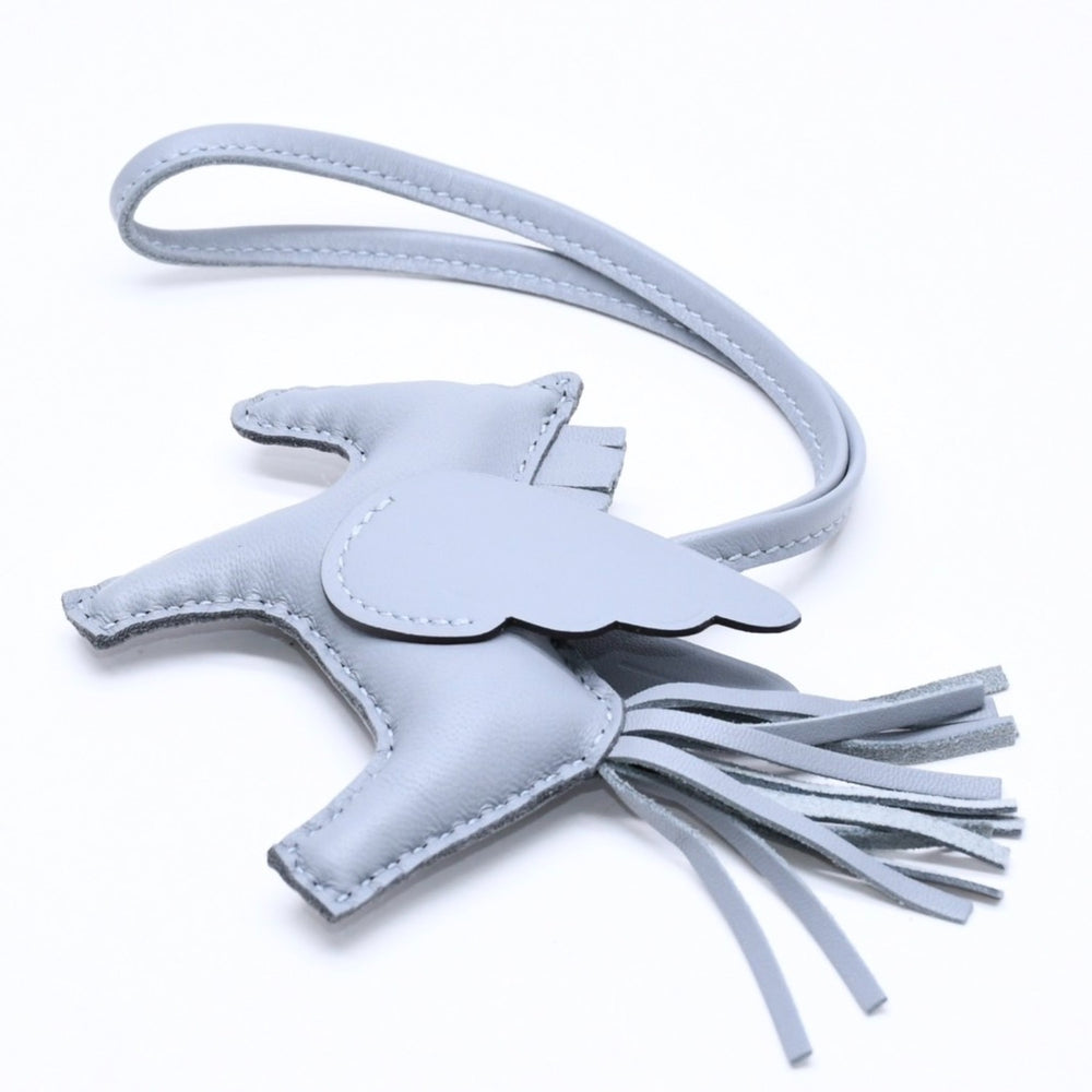 新品同様品 HERMES エルメス ロデオチャーム PM バッグチャーム アニョーミロ K刻印 グリパンタンカラー 中古 4a005971