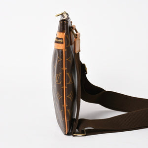 極美品 LOUIS VUITTON ルイヴィトン ポシェット ボスフォール ショルダーバッグ M40044 モノグラムキャンバス MI0056 ブラウン ゴールド金具 中古 4a005822