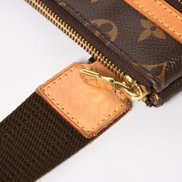 極美品 LOUIS VUITTON ルイヴィトン ポシェット ボスフォール ショルダーバッグ M40044 モノグラムキャンバス MI0056 ブラウン ゴールド金具 中古 4a005822